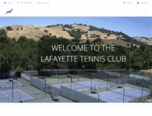 Tablet Screenshot of lafayettetennis.com